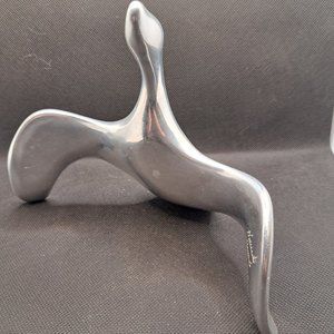 Hoselton Canada Aluminum Sculpture Number Goose Vintage